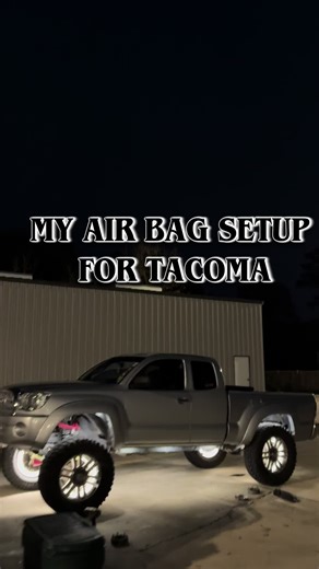 Amazing Air Bag Setup for Tacoma