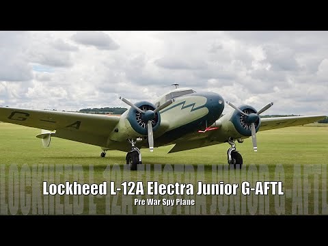 Pre War Spy Plane - Sidney Cotton's Lockheed 12A Electra Junior