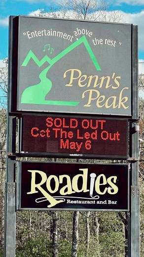 Last night was pretty cool, huh? 🤩 SOLD OUT at Penn's Peak 🎶 #gettheledout #GTLO #gtlorocks #ledzeppelinfans #ledzeppelin #tributeband #livemusicrocks #rocknrollmusic | Get The Led Out