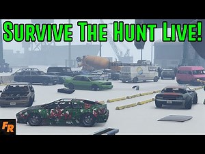 A Snowy Survive The Hunt Live! - Gta 5 Challenge