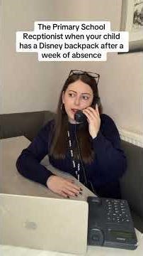 The Primary School Recptionist when your child has a Disney backpack after a week of absence…