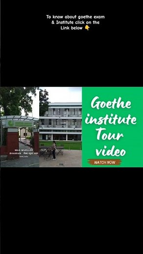 Goethe Institut Tour | Max Muller Bhavan Delhi | #goetheexam #goetheinstitut #shorts