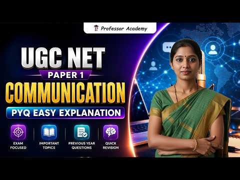 UGC NET Paper 1 Communication | Synchronous vs Asynchronous, Noise Types, Duplex & Non-Verbal PYQ