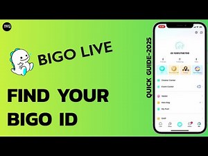 How to Find Your BIGO ID in BIGO LIVE (2025 Update) | Step-by-Step Guide