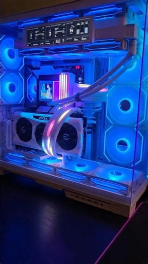 lian li o11 dynamic evo xl 14900K build #gaming #pcbuild #shorts