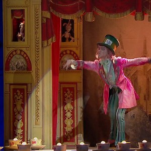 Time for tea? 🎩☕ A very unusual tea party from Alice's Adventures in Wonderland, available to pre-order on DVD now: http://bit.ly/ROHaliceDVD | Royal Ballet And Opera