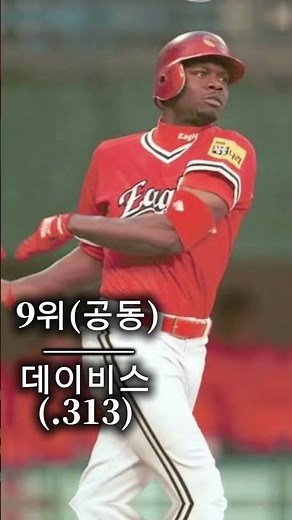 크보 통산 타율 순위