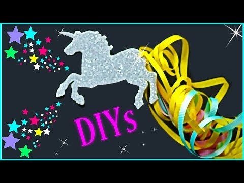 5 UNICORN DIYs YOU NEED TO TRY!! DIY Unicorn School Supplies, Slime & Room Decor Easy & Cute