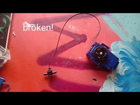 How to fix a broken beyblade X string launcher