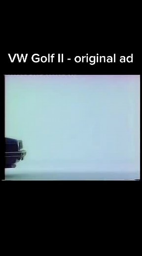 Volkswagen golf 2 original ad#vw #history #cars #volkswagen #vwgolf #golf #rabbit
