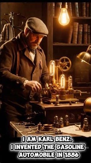 Who Invented the Gas-Powered Car? #Shorts