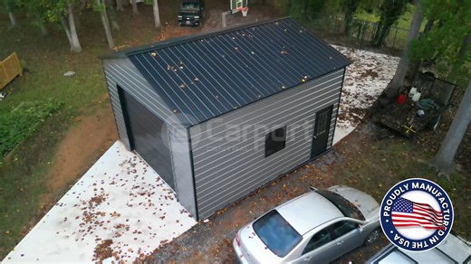From storage to workspace - this sleek metal garage does it all. Use it as: 🔸 A secure garage for vehicles or equipment 🔸 A personal workshop or hobby space 🔸 Extra storage for tools, seasonal gear, or business inventory Strong, stylish, and built to fit your needs — this is function meets durability. #CarportCentral #MetalGarage #StorageSolutions #CustomMetalBuildings #CustomMetalGarages | Carport Central