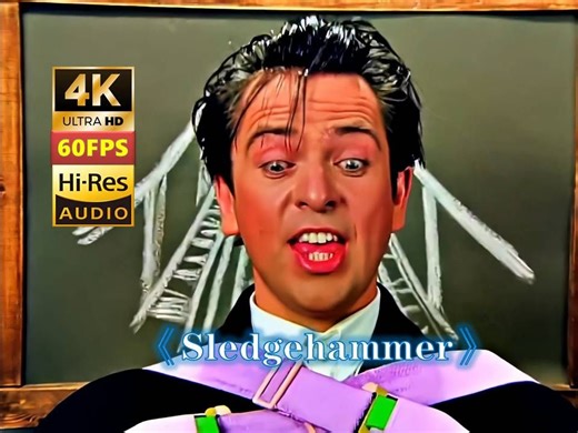 【老佛爷严选】开创MV动画新时代《Sledgehammer》Peter Gabriel 4K HiRes