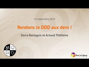 [SC] Rendons le DDD aux devs !