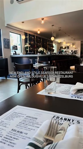 Israel McCullough 🌙🔮 on Instagram: "Louisville’s 🔥hottest🔥 New-England-style seafood restaurant is now open! 🐠🍽️ Located in Louisville’s Schnitzelburg, @frannys.seafood is a beautiful, nautical space serving coastal New England-style favorites like fish and chips, perfectly-cooked oysters, delicious clam chowder, and fresh-caught fish selections. Whether it’s a date night, meet up with friends, or an experience with family, Franny’s is where people can connect and enjoy elegant, timeless d