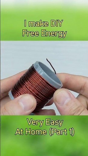 I make DIY Free Energy at Home (P1) #shorts #electric
