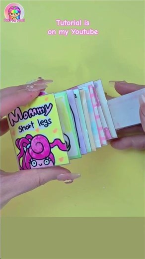 Mommy short legs?! Mini Squishy Book #poppyplaytime #paperdiy