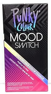Punky Colour Purple to Pink Mood Switch Heat Activated Hair Color Change, Temporary Hair Effect