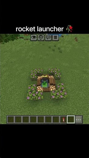 minecraft rocket launcher 🤯