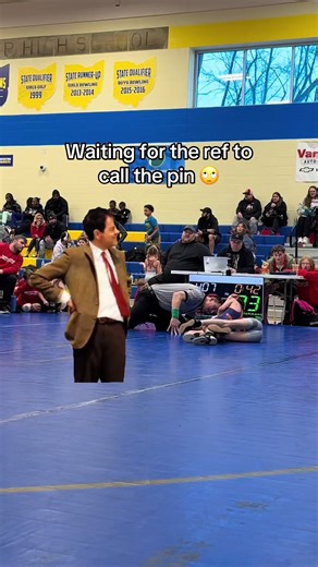 Waiting for the ref to call the pin like… time stops, breathing stops, and everyone forgets how long a second actually is 😂 #wrestlingparents #youthwrestling #matlife #wrestlinghumor #sportsparentlife