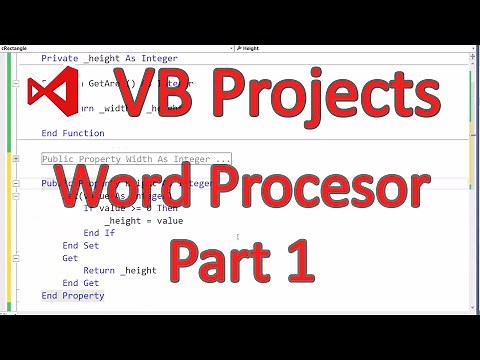 VB.NET 2013 - Word Processor (Part 1/4)
