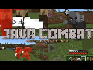 How to enable Minecraft Java Combat in Minecraft Bedrock? Java Combat Addon ⛏️