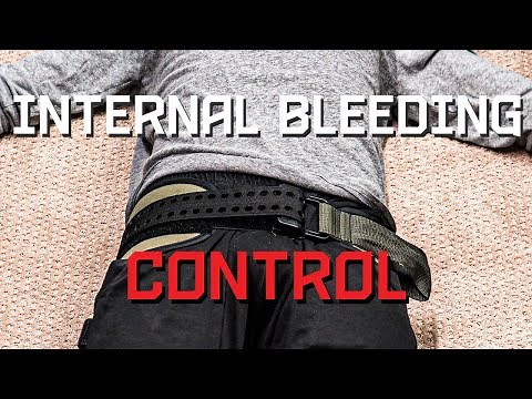 Control Internal Bleeding (Pelvic Binder Application)