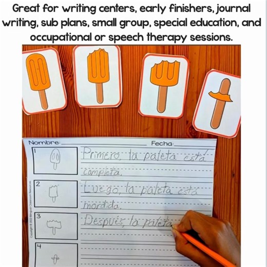 FREE Sequencing picture cards your students will love! Struggling to find a sequence activity your young learners will love? These sequencing pictures cards are the perfect activity pack to help your kindergarten students with the basic skill of ordering events. These sequence stories pack will engage young students while practicing sequencing multiple step events in order. Grab yours here: https://page.co/44dux8 | Bilingual Classroom Resources