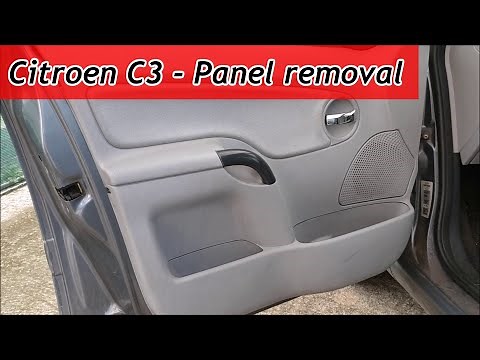 Citroen C3 How To Remove The Door Panel