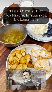 Eating like Tesla #history #healthy #recipe | Eats History
