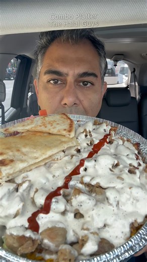 The Halal Guys Combo Platter (Chicken & Gyro) | From the BAG