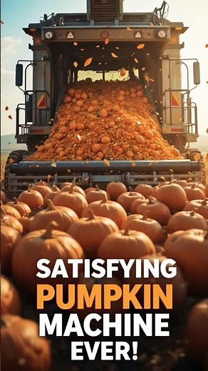 This Pumpkin Machine Will Blow Your Mind! 😳 | Smart Farming Innovation