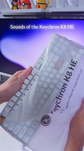 Masters of Tech | PC Builds & Desk Setups on Instagram: "Drop your keyboard below 👇 I am currently rocking the Keychron K8 HE: 🎮 Hall Effect Magnetic Switches – Adjustable actuation + rapid trigger for precise, responsive keystrokes 🔁 Hot-Swappable Switches – customize freely 🔧 Customizable with Keychron Launcher – Tweak actuation, lighting, macros & more 🔋 Up to 600 Hours Battery Life – Long-lasting wireless power 📶 Tri-Mode Connectivity – Bluetooth 5.1, 2.4GHz, or wired via USB-C 💻 Mac 