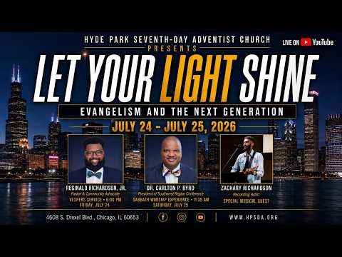 " Friday Vespers Service " // 7.24.26 // Pastor Reginald Richardson, Jr.