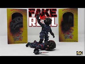 FAKE vs REAL: NECA Charred Chucky Scream Factory Exclusive | Bootleg vs Authentic Figure Comparison