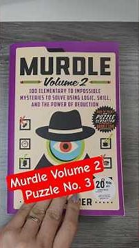 Murdle Volume 2 Puzzle 3 ✈️🔪 solving Touchdown to Murder