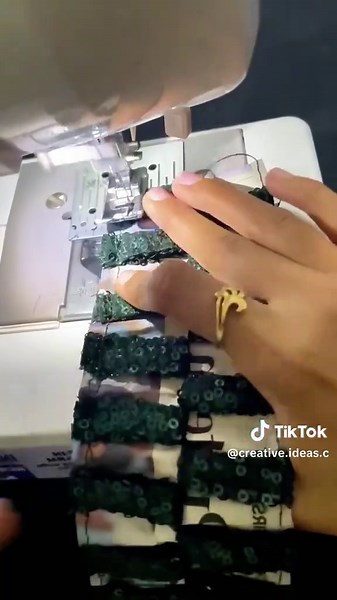 How to Make Designer Sleeves with Sequin Fabric