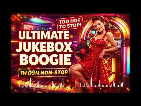 🔥 Ultimate Jukebox Boogie Marathon 🎹 | 1 Hour 9 Minutes of Wild 1950s Barrelhouse & Rock ’n’ Roll