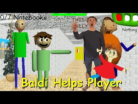 Baldi helps player - Baldi's Basics Mod