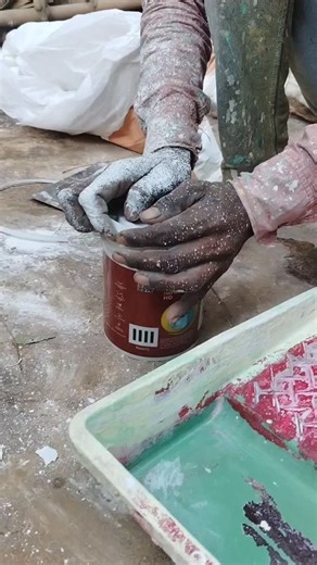 তাণ্ডব ওয়ালা বিট্টূ বিট্টূ on Instagram: "#Nerolac interior light colour.#kansai paint.#artwork .#color #painting short video ."