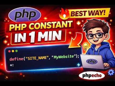 Define constant in Php | @phpechos