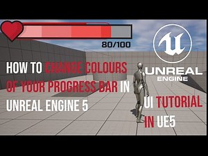 How to change colours to a progress bar in Unreal Engine 5