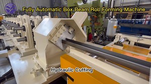 Box beam production line👍 From coil to box beam — one line, fully automated. YINGYEE Machinery, smart manufacturing for efficient rack production lines. | Yingyee Roll forming machine and steel coils