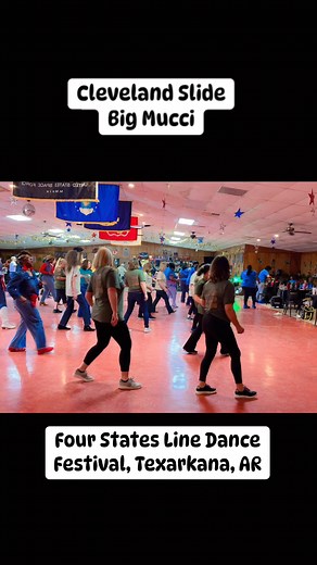 Cleveland Slide Line Dance at the Four States Line Dance Festival in Texarkana, AR Big Mucci #arkansaslinedancer #dustybootsandbalance #linedancerbrooke #clevelandslide | Dusty Boots & Balance with Brooke