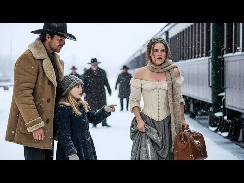Mail Bride Gets Off at the Wrong Station—The Cowboy's Daughter Looks Up and Whispers, “Daddy… God Se