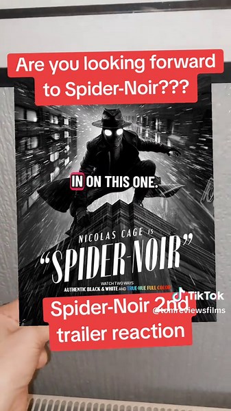 2nd Spider-Noir trailer reaction. Nicolas Cage. Superhero movie Spider-Man. Tomreviewsfilms. Scouse film reviews. Movie review. Scouse film guy. Tom reviews films. Scouser. Liverpool. Films. Movies. Recommendations. DVD. Blu-ray. Physical media. Movie lists. Movie news. New movies. Old movies. Classic movies. Hollywood. cult classic. Letterboxd. filmtok #spiderman #filmtok #moviereview #trailerreaction #nicolascage