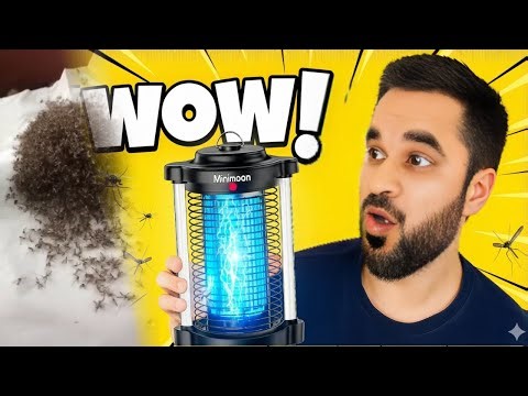Minimoon Mosquito Killer Lamp Bug Zapper Unboxing & Test: Are Mosquitoes Really Gone?
