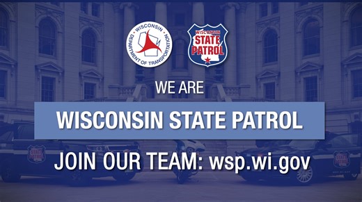 FINAL WEEK TO APPLY: Looking for a new view? This is your final chance to apply for a state trooper position with the Wisconsin State Patrol. Excellent benefits include paid training, starting salary from $71,448-$98,800, a take-home cruiser upon graduation from the academy, pension plan, ample vacation time, and more. Apply by Sunday, Feb. 15: https://wisc.jobs/Pages/SearchResults.aspx?keywords=18797 | Wisconsin Department of Transportation