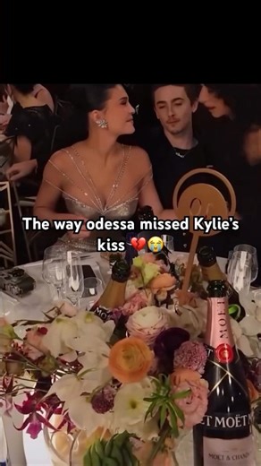 The way odessa missed Kylie’s kiss #viralshort #viralvideo #kyliejenner #trending #goviral #youtube