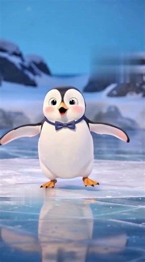 Cute Penguin Dance 🐧❄️ #cute #animation #penguin